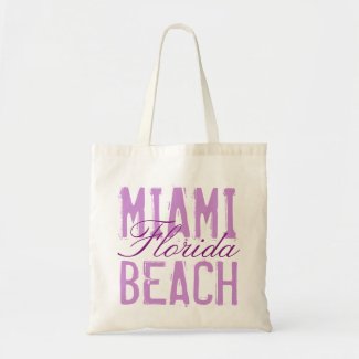Miami Beach Florida Tote Bag