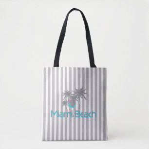Miami Beach, Florida, Tropical, Cool Tote Bag