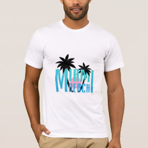 Miami Beach, Florida, Typography Cool T-Shirt