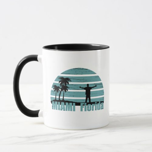 Miami beach Florida vintage Mug