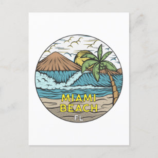 VINTAGE Florida FL Miami & Miami Beach Postcard Pack