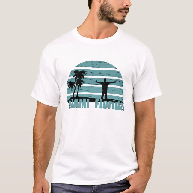 Miami beach Florida vintage T-Shirt (Front)