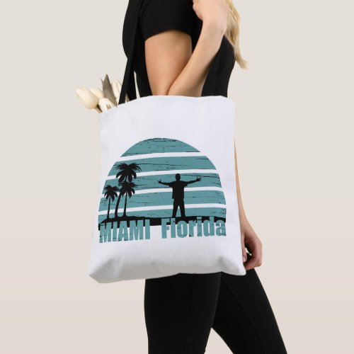 Miami beach Florida vintage Tote Bag