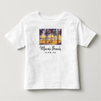 Miami Beach Florida Vintage Watercolor Art