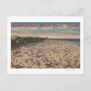 Miami Beach, FloridaGreetings FromMiami, FL Postcard
