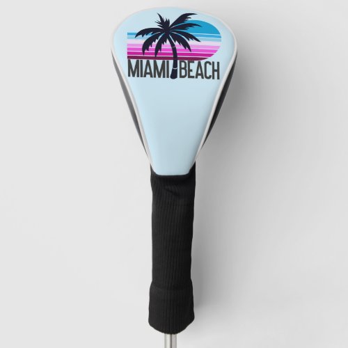 Miami Beach   Golf Head Cover