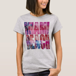 miami beach grey T-Shirt