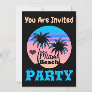 Miami Beach Invitation