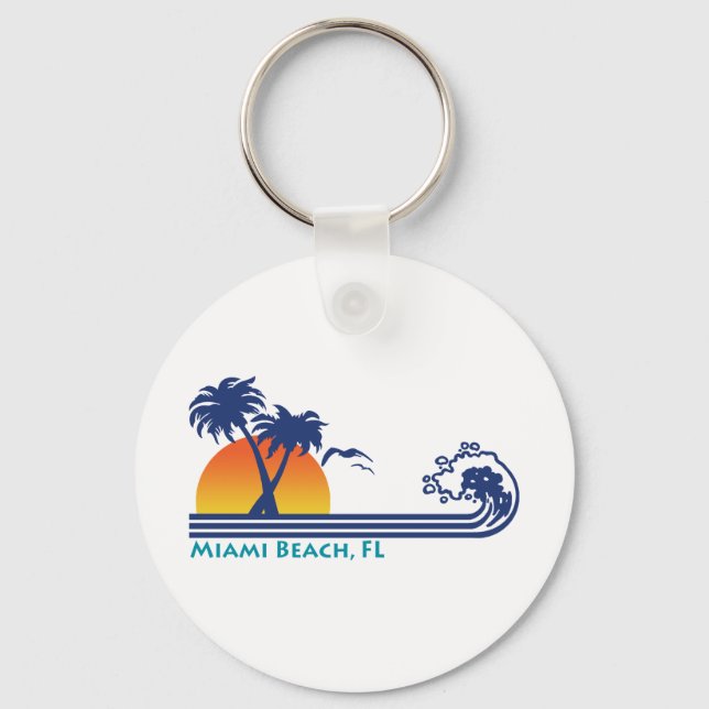 Miami Beach Keychain (Front)