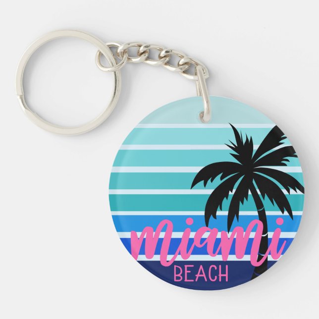 Miami Beach Keychain (Front)
