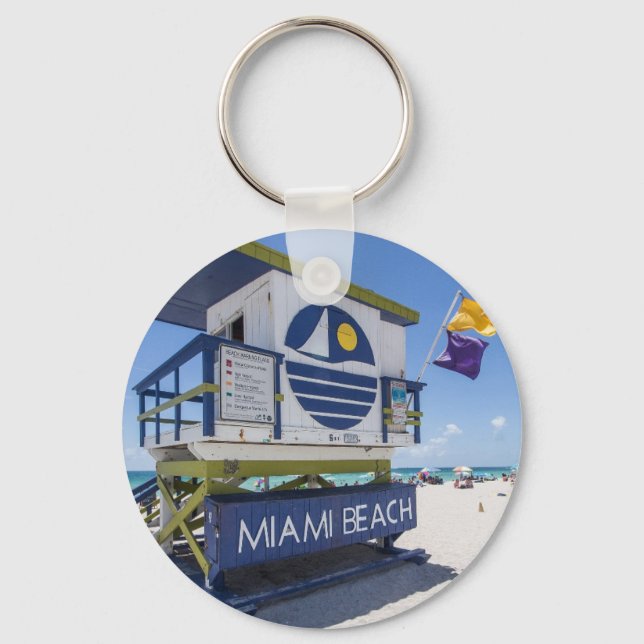 Miami Beach Keychain (Front)