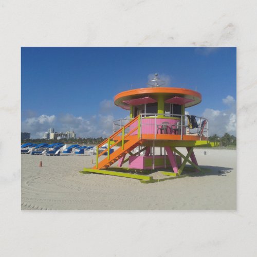 Miami Beach Lifeguards Beach Patrol 01 Postcard