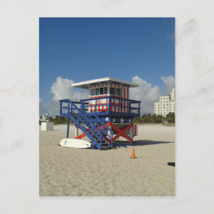 Miami Beach Lifeguards Ocean Patrol #02 Postcard
