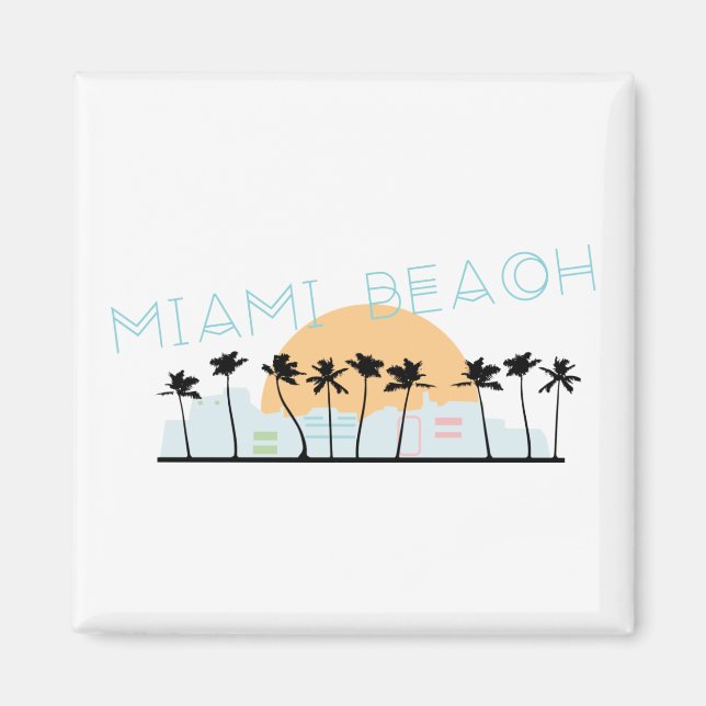Miami Beach Magnet (Front)