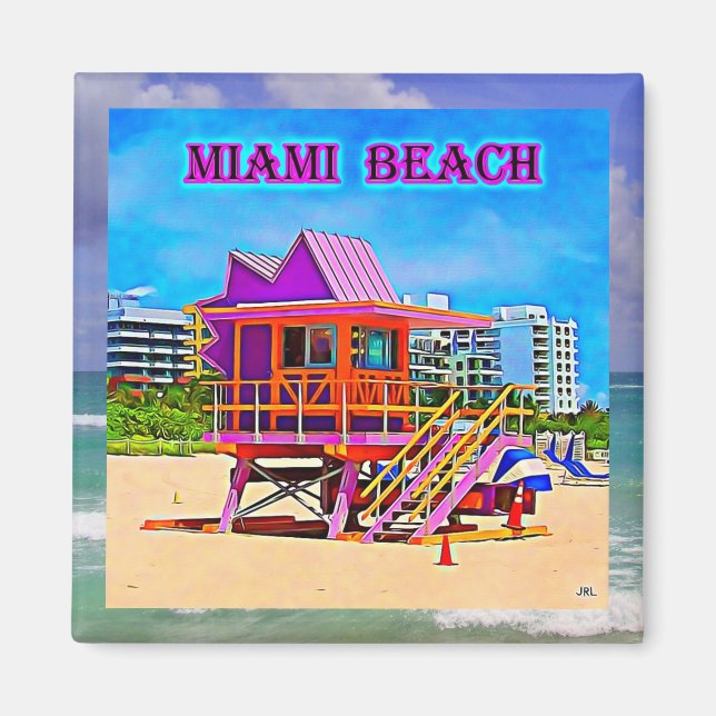 Miami Beach magnet 1B (Front)