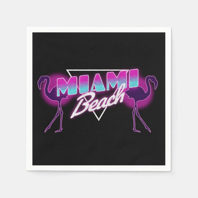 Miami beach napkins (Front)