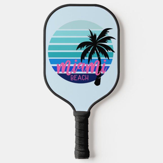 Miami Beach Pickleball Paddle (Front)