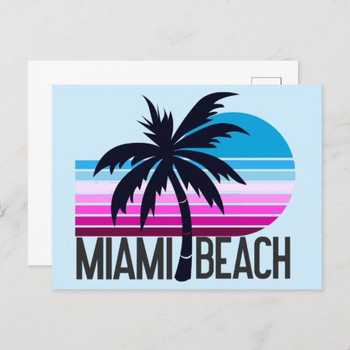 Miami Beach   Postcard