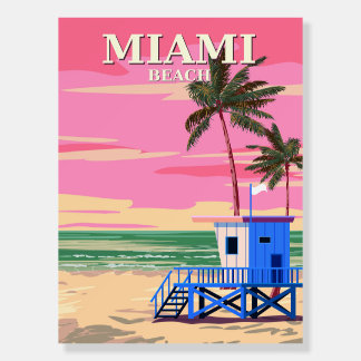 Miami Beach Retro Poster