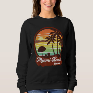 Miami Beach Souvenirs Florida Vintage Retro 70s 80 Sweatshirt