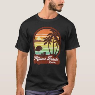 Miami Beach Souvenirs Florida Vintage Retro 70s 80 T-Shirt
