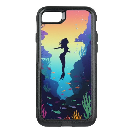 Miami Beach Spring Break 2023 Mermaid Reef OtterBox Commuter iPhone SE/8/7 Case