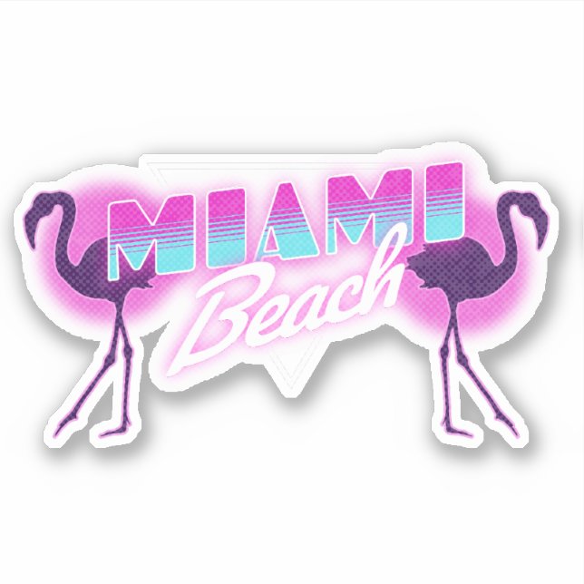 Miami beach sticker (Front)