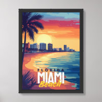Miami Beach Sunset | Vibrant Florida Coastal