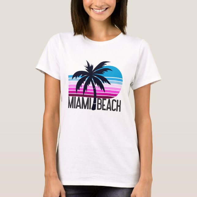 Miami Beach   T-Shirt (Front)