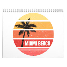 Miami beach T-Shirt Calendar