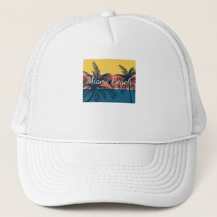 Miami Beach Trucker Hat
