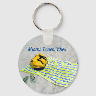 Miami Beach Vibes Keychain