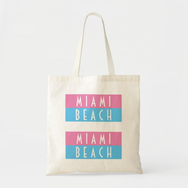 Miami Beach Vise Tote Bag (Front)