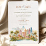 MIAMI Beach Waterfront Elegance Save-the-Date Invitation