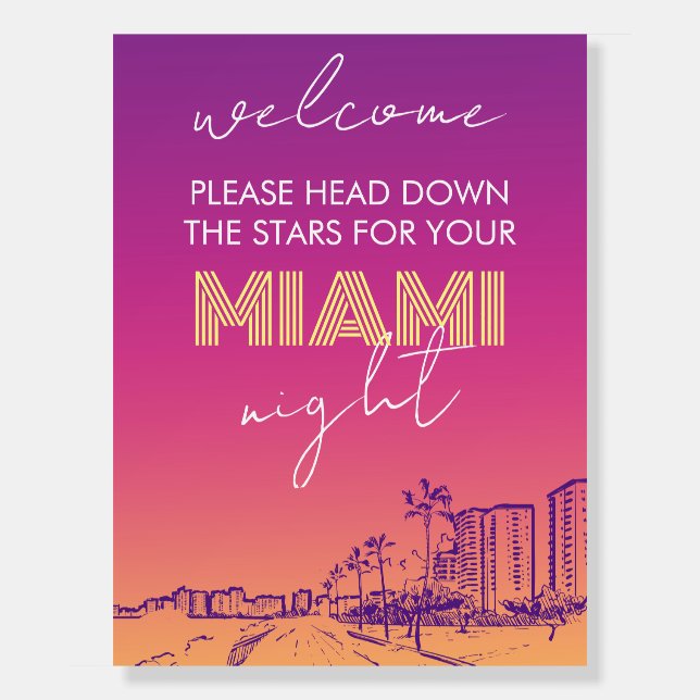 Miami Beach Welcome Sign (Front)