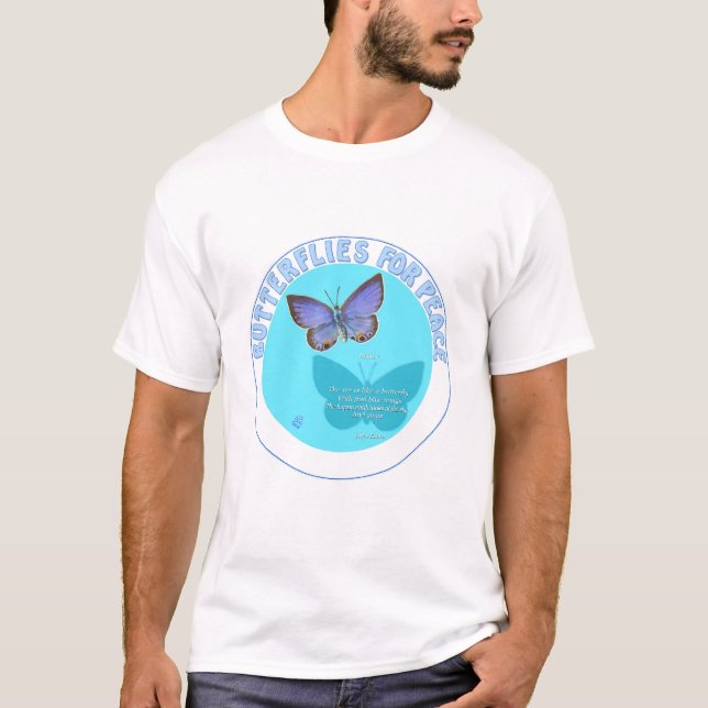 Miami Blue "Butterflies for Peace" #2 T-Shirt (Front)
