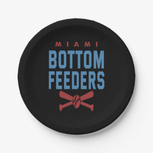 Miami Bottom Feeders Baseball Gift Philadelphia Paper Plates