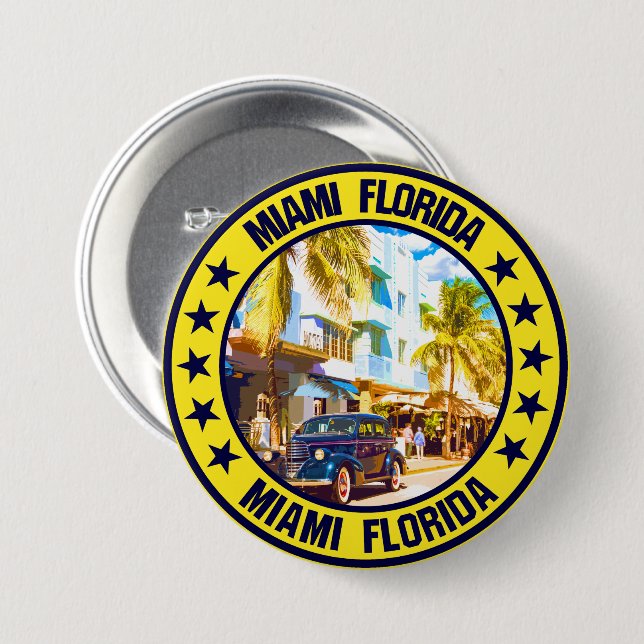 Miami                                              button (Front & Back)