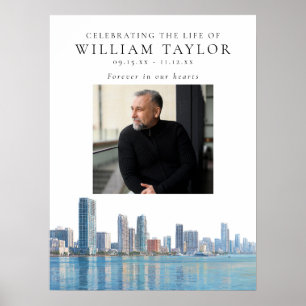 Miami Celebration Of Life Photo Welcome Sign