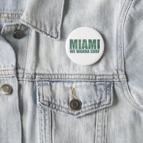 Miami city Florida blue Button