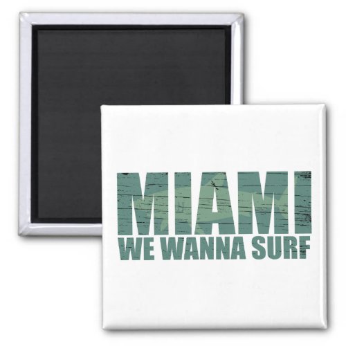 Miami city Florida blue Magnet