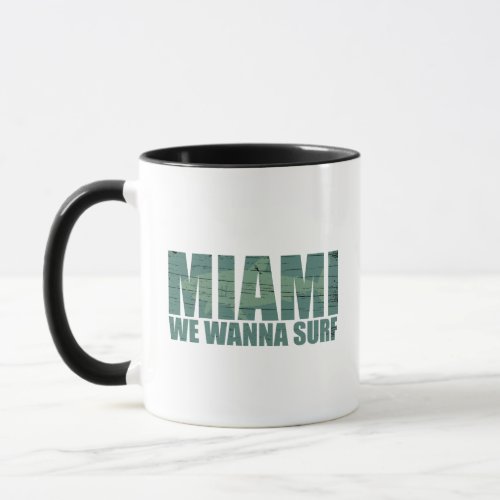 Miami city Florida blue Mug