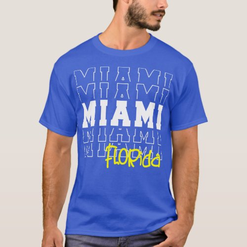 Miami city Florida Miami FL T_Shirt