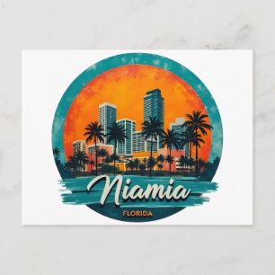 Miami City Florida skyline Postcard