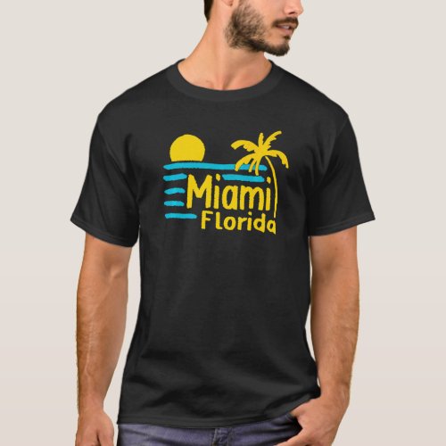 Miami City Florida souvenir  for men women  1 T_Shirt