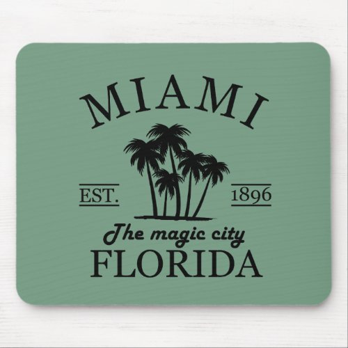 Miami City Mouse Pad