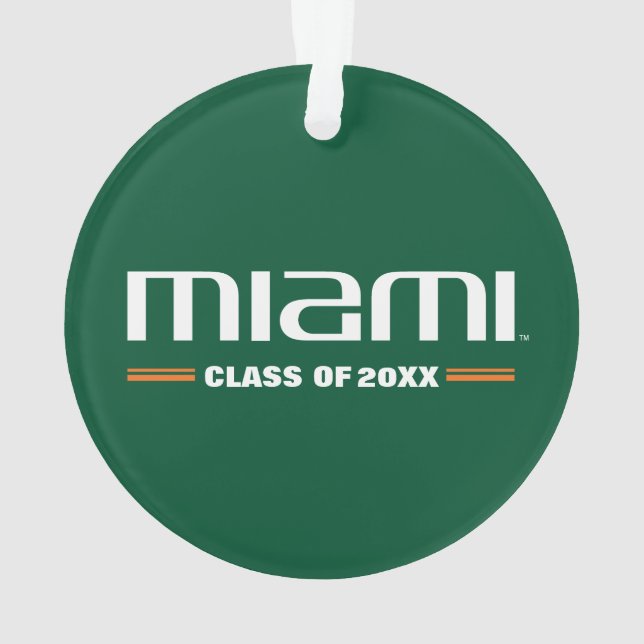 Miami Class Year Ornament (Back)