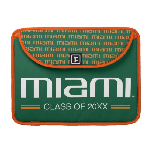 Miami Class Year Sleeve For MacBook Pro