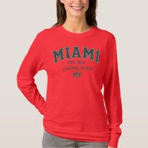 Miami Coastal Spirit Vintage Women’s Long Sleeve T
