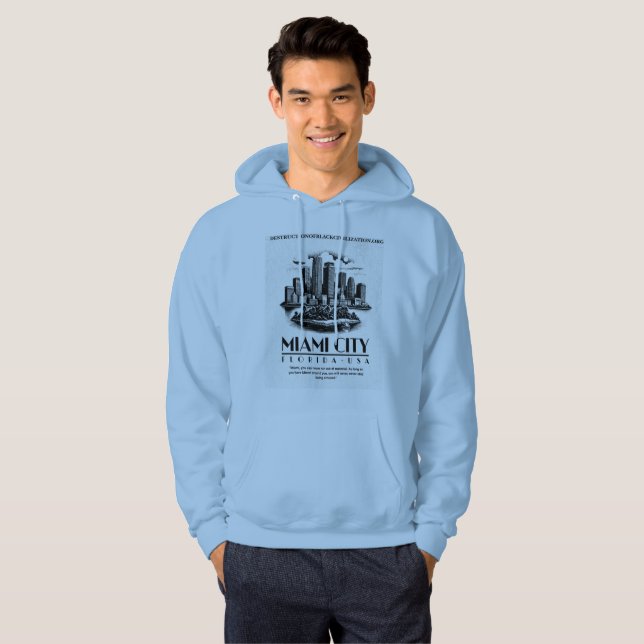 MIAMI COASTAL VIEW HOODIE (Front Full)
